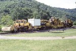 Kershaw ballast cleaner on the Virginian line